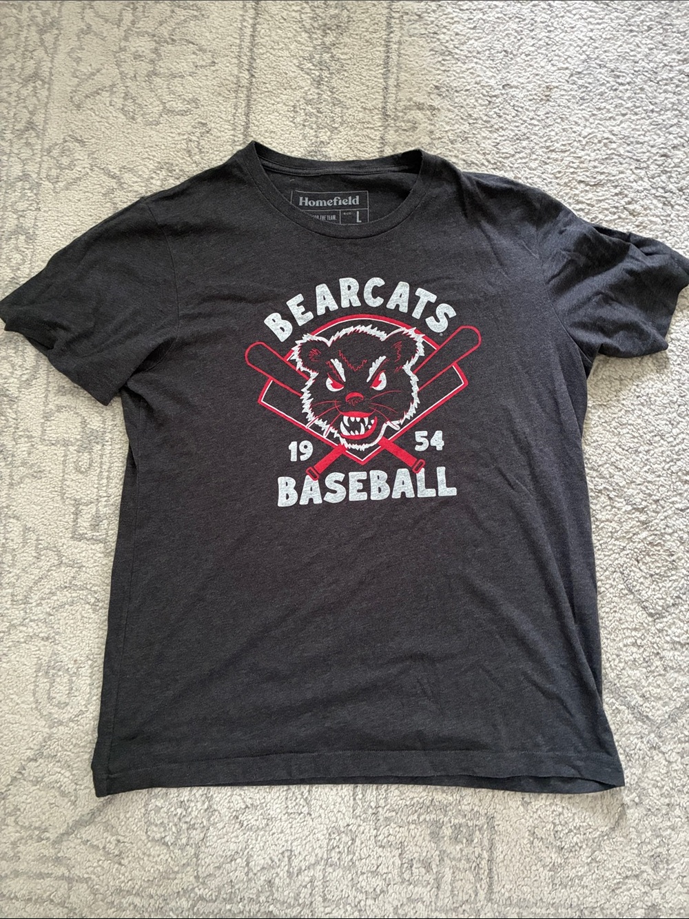 Homefield Cincinnati Bearcats Retro Baseball Graphic Tee